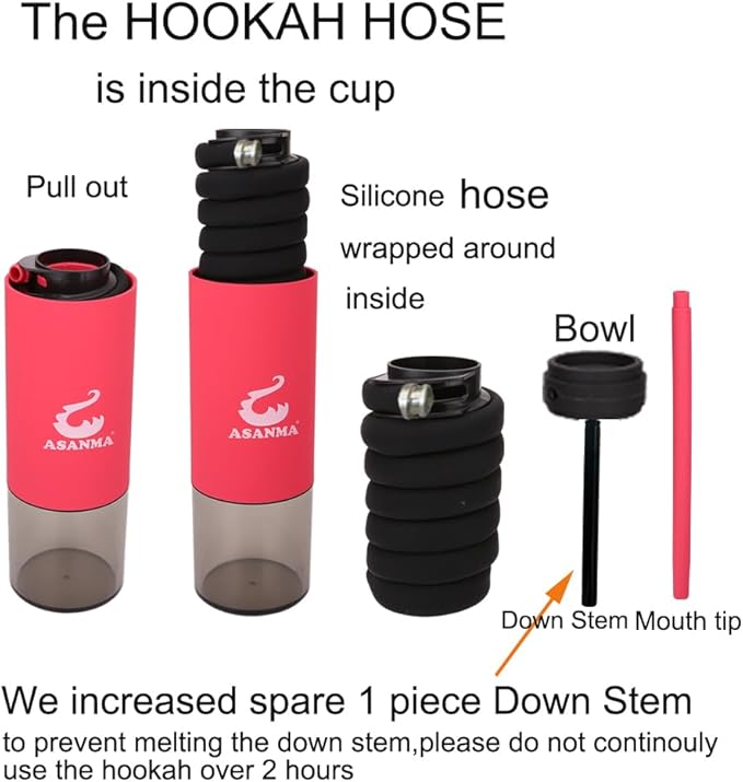 Portable Mini Hookah شيشة صغيرة محمولة