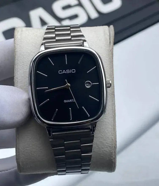 ساعة كاسيو أنالوج بسلسلة مربعة |CASIO ANALOG CHAIN SQUARE WATCH