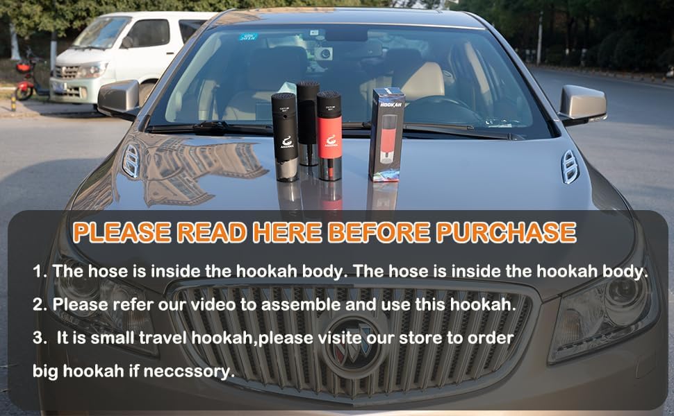 Portable Mini Hookah شيشة صغيرة محمولة