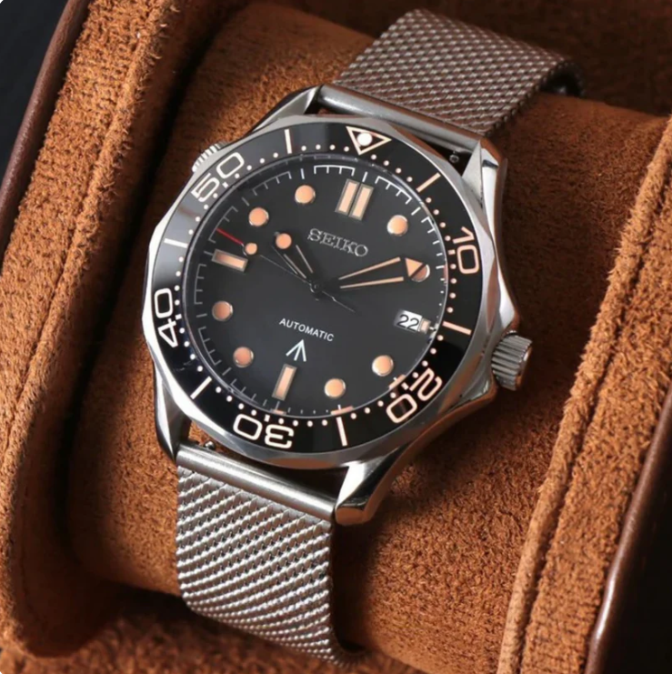 SEIKOJUST - ICE BLUE ARABIC WATCH