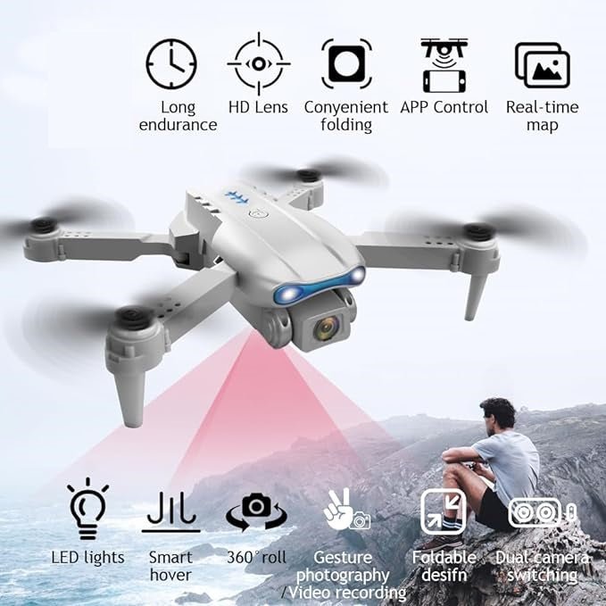 E99 Dual Camera Drone
