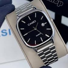 ساعة كاسيو أنالوج بسلسلة مربعة |CASIO ANALOG CHAIN SQUARE WATCH