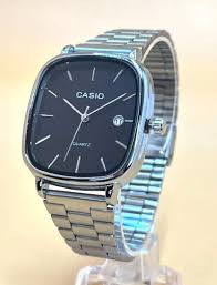 ساعة كاسيو أنالوج بسلسلة مربعة |CASIO ANALOG CHAIN SQUARE WATCH